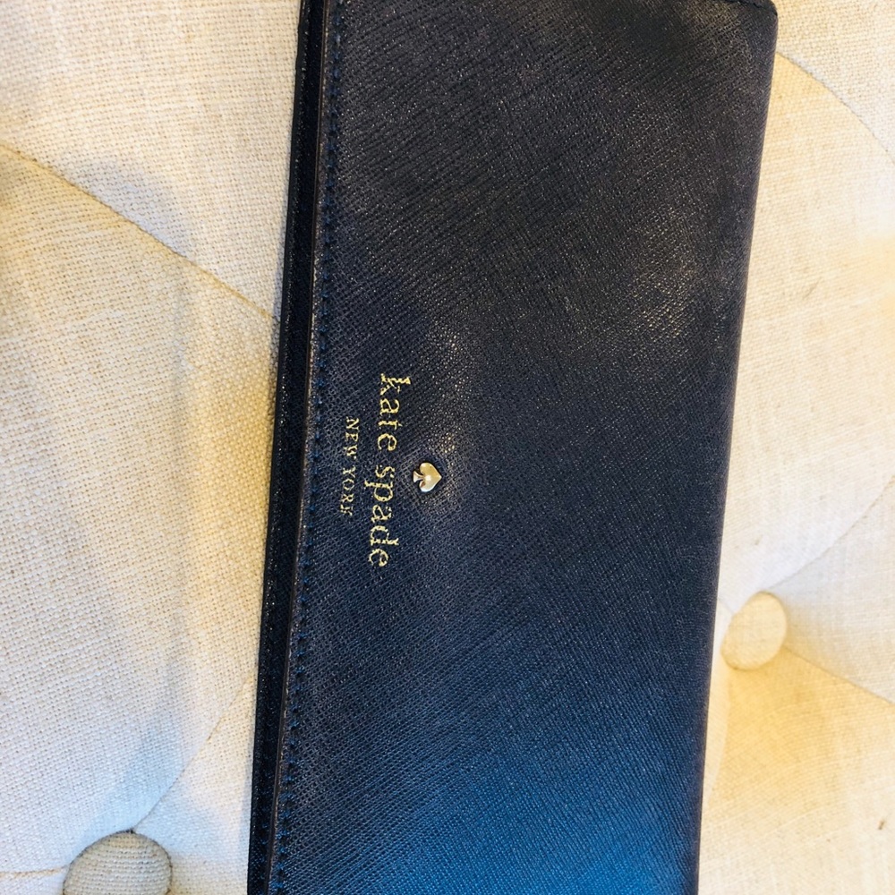 Kate Spade Navy Bifold Wallet Gem